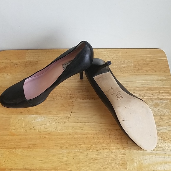 Isaac Mizrahi made in Italy black heels size 9 - Picture 2 of 4